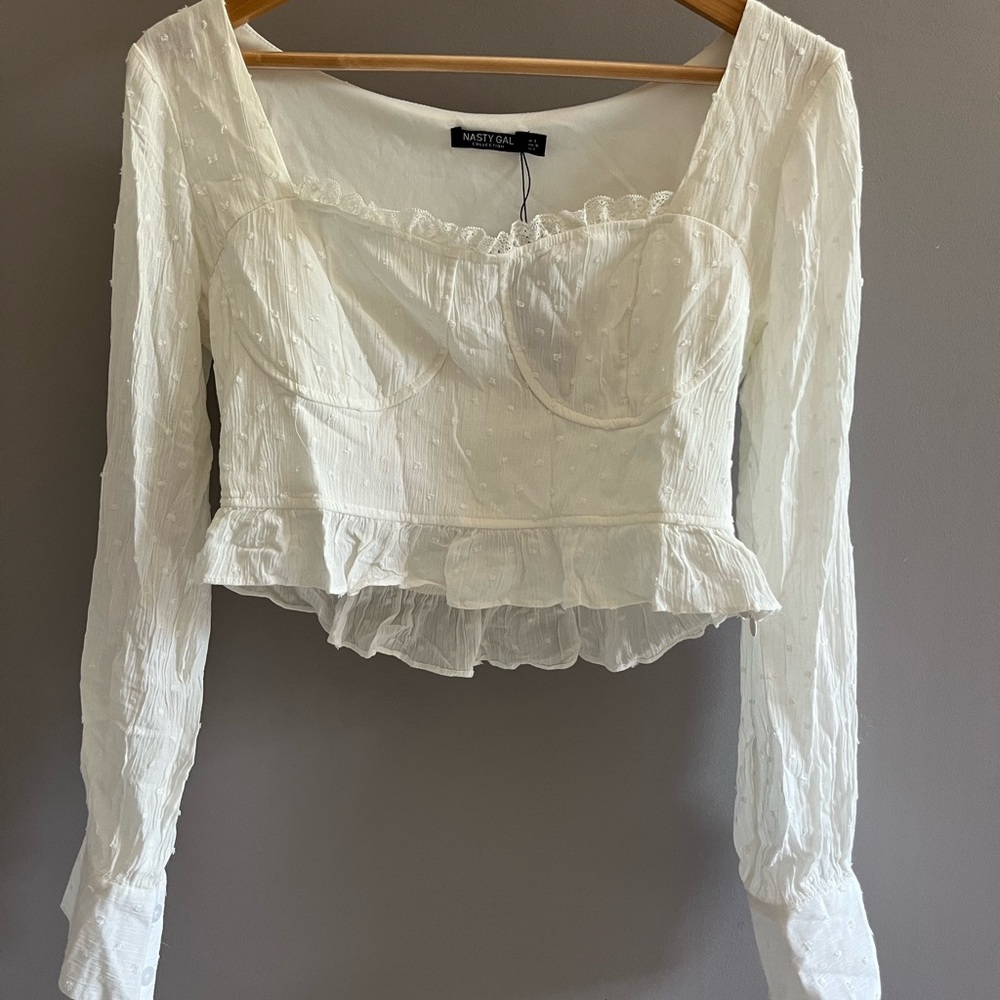 NWT nasty gal going out top size 4